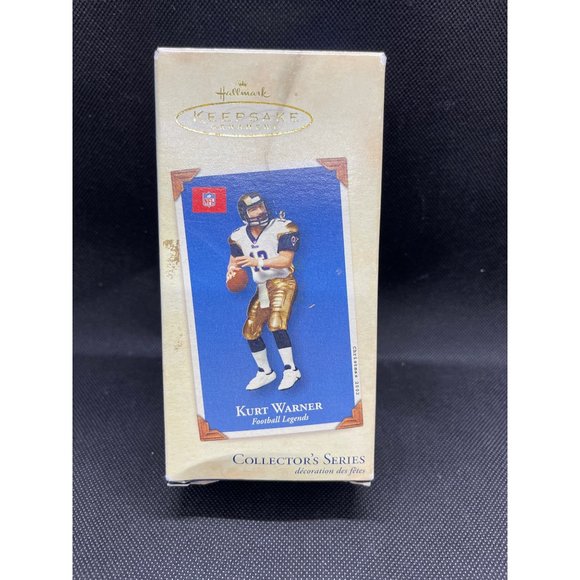 Vtg. 1995 St. Louis Rams Kurt Warner Hallmark Keepsake Ornament NIB - Picture 4 of 6